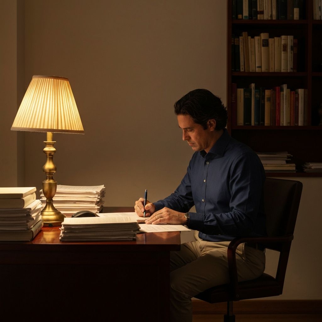 Professional workspace representing our institutional knowledge commitment